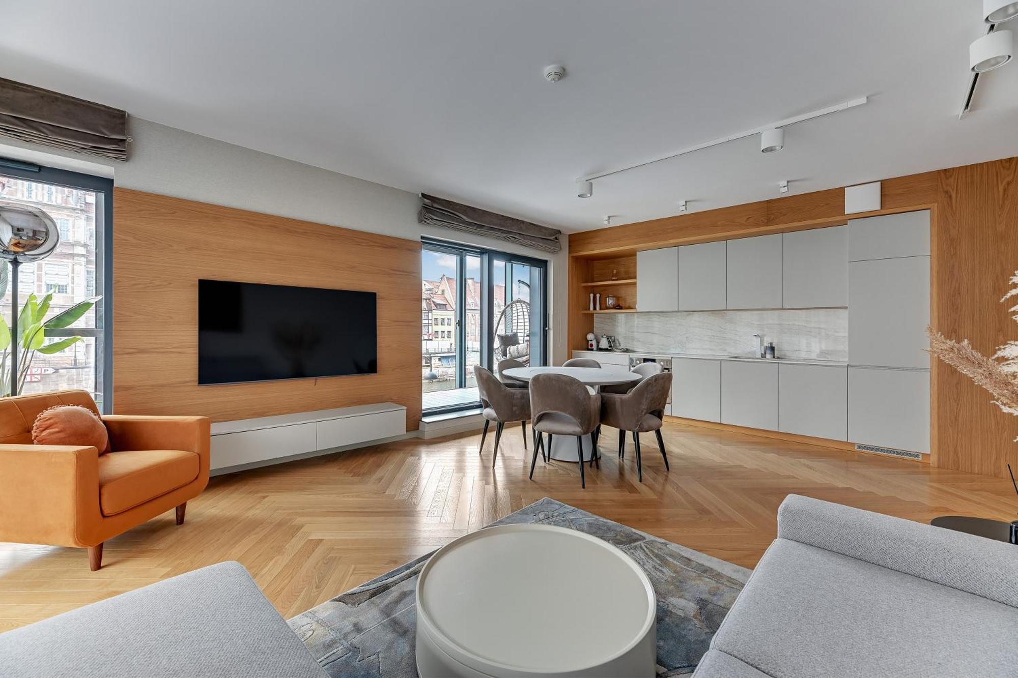 Ferienwohnung Deo Plaza By Blue Mandarin Danzig Exterior foto